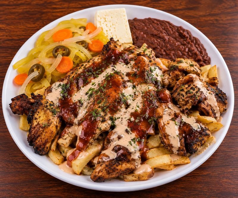Plato de asados garífuna